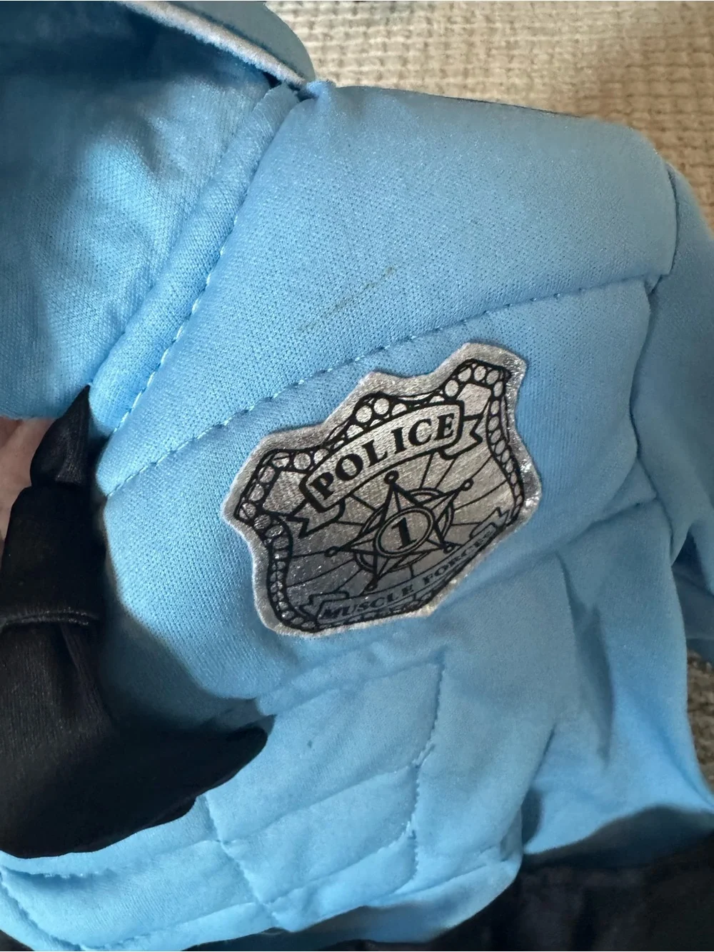 12-24 mth toddler muscle Police Costume -